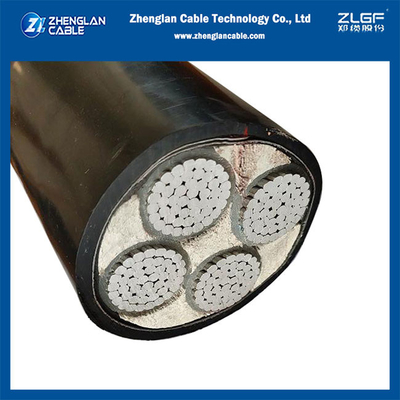 4Cx70mm2 Xlpe ha isolato tensione 630mm2 del centro di alluminio multiconduttore del cavo elettrico la bassa