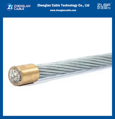 BS 183 Standard filo galvanizzato di acciaio a filo di tipo / filo di stazionamento / filo di terra 7/2.00mm