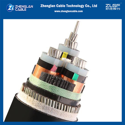3.6/6(7.2)kv 3x240mm2 AL/SC/XLPE/SC/CTS/PVC/SWA/PVC cavo di alluminio cavo di alimentazione blindato IEC60502-2
