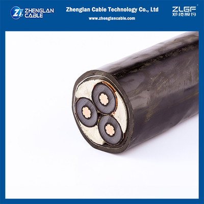 MV Cable sotterraneo 18/30KV 3x120mm2 CU/SC/XLPE/SC/CWS+CTS/PE IEC60502-2