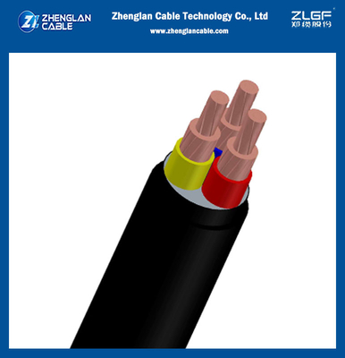 0.6/1KV Capi di rame a bassa tensione Xlpe isolati in PVC 3Core per IEC 60228, IEC 60502-1 (CU/XLPE/PVC)