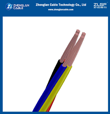 0.6/1KV Cavi elettrici isolati in rame PVC a bassa tensione 4Core Quadruplex (CV) per IEC 60228; IEC 60227 ((CU/PVC)