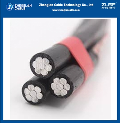 Cavo aereo isolato 0,6/1KV 2X50+50 AAC/XLPE+AAAC/XLPE Cavo aereo in fascia ABC GB/T12527