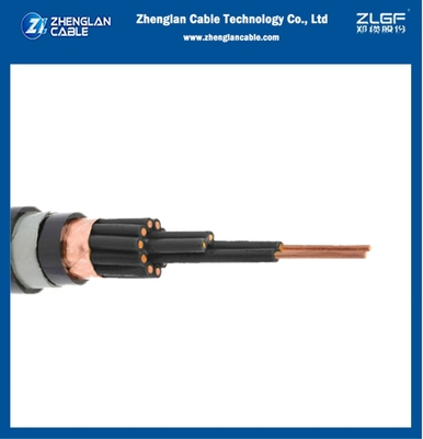 Cavo di controllo elettrico 0.6/1kV 12X2.5mm2 Core di rame PVC Isolato PVC avvolto da nastro di rame