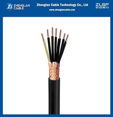 0.6/1KV CU/PVC/PVC 7x2.5 Sqmm Cable di controllo con filo di rame intrecciato scudo IEC60502-1