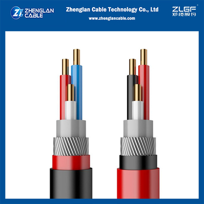 0.6/1kv SWA cavo blindato Cu/pvc/pvc/swa/pvc 3x6mm2 IEC60502-1 / IEC60228