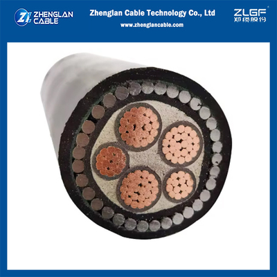 0.6/1kv XLPE Cavo blindato SWA isolato 3+2 core Cu/xlpe/pvc/swa/pvc 3x25+2x16mm2 IEC60502-1 / IEC60228