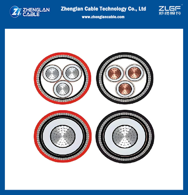 Conduttore di alluminio a tre / singolo nucleo XLPE isolato a pellicola PVC avvolto AS/NZS 1429.1