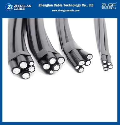ABC LV 0,6/1kv 3x25+16+25mm2 Conduttore in alluminio / conduttore in lega di alluminio + xlpe IsolamentoIEC60502-1