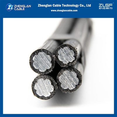 1KV ABC Cable 3x50+1x35mm2 Aluminum Core XLPE Isolato Legatura di alluminio XLPE Isolato NTP 370.254
