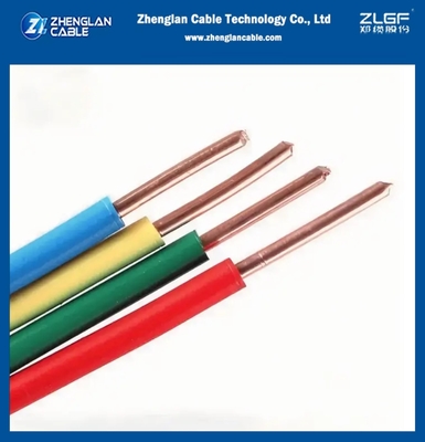 Cavo elettrico per edilizia H07V-U con isolamento in PVC, conduttore in rame, unipolare, 450/750V CU/PVC 10mm2 IEC 60227­1