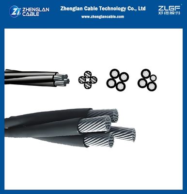 0.6/1kV Aerial Bundled AAC/XLPE+AAAC/XLPE ABC Cable 3x95+70mm2 SANS 1418 Parte 1 e 2