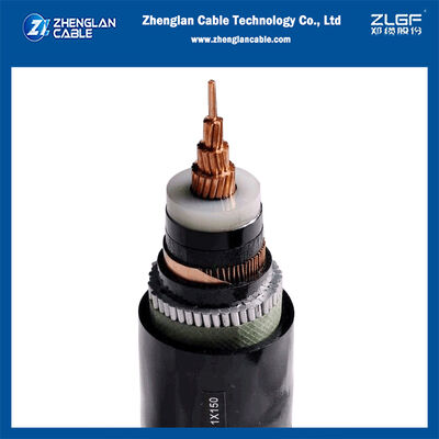 Cavo di alimentazione in media tensione con armatura AWA, isolamento XLPE, anima in rame, 12/20KV, per posa diretta