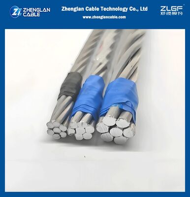 Conduttore aereo nudo AAAC Basso/Alto Voltaggio Conduttore in alluminio nudo Design leggero Ideale per progetti di trasmissione e distribuzione di energia elettrica