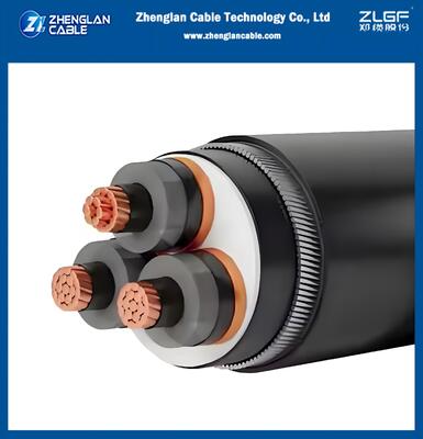 0.6/1kv Cable sotterraneo a bassa tensione Conductor di rame SWA corazzato CU/XLPE/PVC/SWA/PVC 3x95mm2 IEC 60502-1
