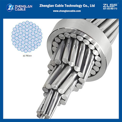 Conduttore in lega di alluminio nudo AAAC Aster 570mm2 NFC34-125 Conduttore in alluminio sopraelevato