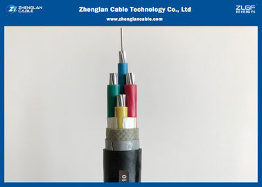600/1000V corazzato XLPE ha isolato il cavo elettrico di /N2XBY della guaina del PVC del filo di rame 4c (AL/CU/AL/PVC/STA/NYBY/N2XBY)