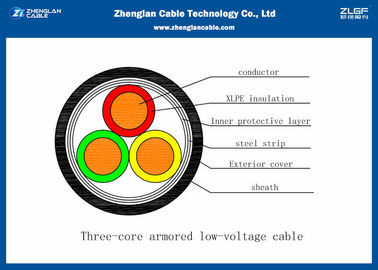 sezione nominale corazzata del cavo elettrico di tensione di 0.6/1KV 3c bassa (CU/PVC/XLPE/LSZH/STA/NYBY/N2XBY): ² di 3*25~3*400mm