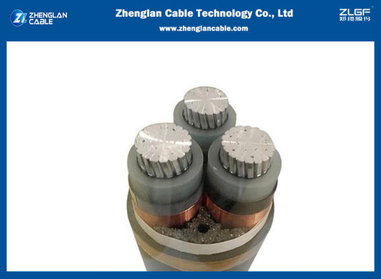 Al Xlpe Cws Pvc 18/30(36) di cavo elettrico medio di tensione di chilovolt 3Cx95sqmm
