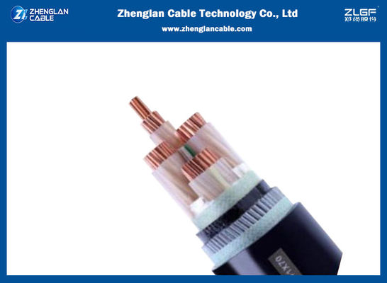 cavo elettrico di bassa tensione di 1kv CU/XLPE/PVC/SWA/PVC 4x25sqmm IEC60502-1