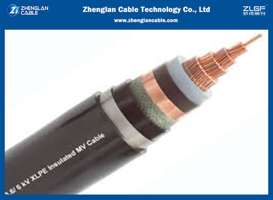 Monoconductor 15 chilovolt 100% SWA/STA/XLPE ha isolato il cavo elettrico 1x50sqmm IEC60502-2