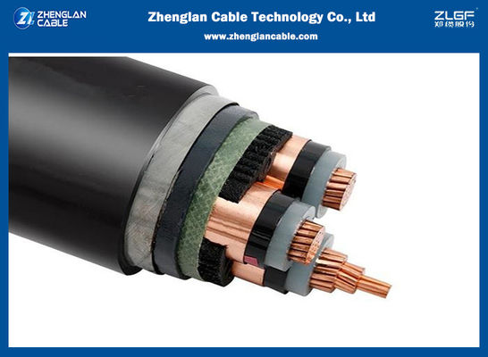 Cavo elettrico corazzato CU/XLPE/CTS/STA/SWA/PVC 11kV 12kV 15kV 22kV 33kV IEC60502-2 di XLPE